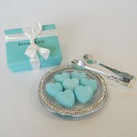 Robin’s egg blue… Love. Diamonds. Audrey. Introducing custom Artisan Sugars in iconic Tiffany blue. Perfectly elegant for a Breakfast at Tiffany’s tea or bridal shower. #TiffanyBlue #BreakfastAtTiffanys #BridalShower #TiffanyBridalShower