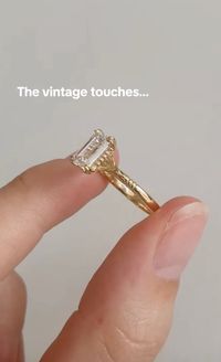 Vintage wedding ring gold