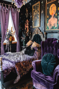 Fuel your bedroom redesign with over 40+ inspirations from the 90s whimsy goth aesthetic. Mix and match dark gothic elements with 90s pop culture for a space that's uniquely yours. Get inspired and follow us for more tips on creating your dream bedroom!