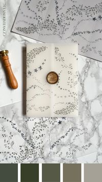 Ivy Greenery Vellum Wraps, get yours now on Minted.com! Perfect for a muted green toned wedding