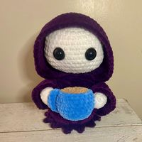 Need some questions that need answered? This little guy is ready to spill some tea! Suriel are a species of malevolent faeries who are bound to answer truthfully any questions asked of them by those who catch them. So grab you hook, some tea and fire up your acotar audiobook and get to work! This is a listing for crochet instructions on how to make this plushie. The pattern will be immediately available for download, after purchasing you will receive an email with instructions on how to access i