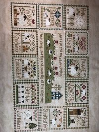 Little house needleworks & country cottage needlework cross stitch patterns for little sheep virtues and sheep in the meadow.