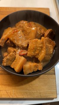 An easy and delicious  recipe from my family’s kitchen: My North Korean Grandma’s Braised Pork Belly. Combine two popular Korean ingredients in one pot: pork belly and doenjang (soybean paste). Cook until tender, jiggly, and luscious with a rich, savory sauce!