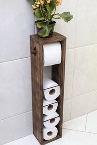 #vintage# toilet#paper #Vintage culture toilet paper holder made of pallet