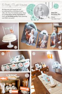 5 Must-Haves For First Birthday Parties // BigDotOfHappiness.com #firstbirthdayparty #foxbirthday