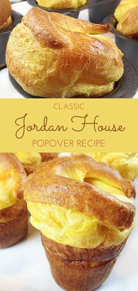 Jordan House Popovers are known as the best popovers in all of New England, and I’m sure this recipe will be a hit at your house!