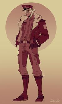 possible redesign for my Luftrausers OC ✈ - the boys have breached containment