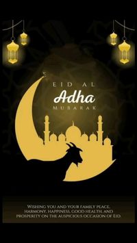 🕋🐮🐐🐪 Eid Ul Adha Mubarak Greetings Images 🕌🌛May Allah shower His blessings on you and your family on this special day of. Eid-Al-Adha 🌜 #Allah #Quran #Wishes #Greetings #Moon Sighting #Hadees #with #LOVE #DUAS #May #all #your #good deeds #heart's #desires #dua's #Be #accepted #on #this #blessed day #Islamic quotes #quotes #Greetings #Good Morning quotes #Wishes #Dhu al- Hijjah #Eid Ul Adha Mubarak #Blessed Eid Mubarak #Eid Mubarak Images 📌 June 30, 2023 📌



