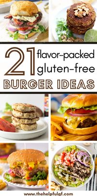 Craving a quick, healthy meal? Try these gluten-free burger recipes! From beef and turkey patties to gluten-free bean burgers, these recipes offer a healthy & gluten-free twist on a classic burger. Perfect for a gluten-free or dairy-free diet or looking for a tasty burger bowl option | Clean Eating Recipes | Gluten-Free Easy Meals | Easy Gluten-Free Recipes | Healthy Recipes | Gluten Free Food and Drink | Lunches and Dinners | Healthy Living | Celiac Disease | Gluten-Free Diet Tips & Tricks