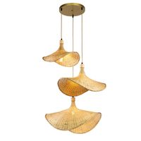 Bayou Breeze 3- Lights Unique Wicker Rattan Pendant Light & Reviews | Wayfair