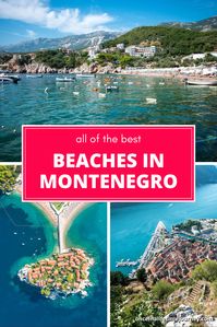 Escape crowded Croatia and hop on over to the idyllic beaches in Montenegro. Beyond Kotor, most of Montenegro's coast is a gem waiting to be explored, especially in the south. Get get in your car and head for the ocean with these amazing Montenegrin beaches. | #montenegrotravel #montenergobeach #europebeaches #europebeachvacation