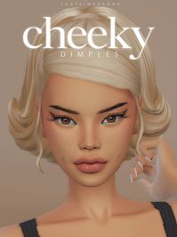 cheeky dimples | thatsims4hore