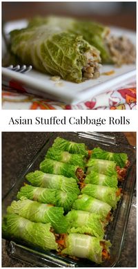 Asian Stuffed Napa Cabbage Rolls || Aggie's Kitchen