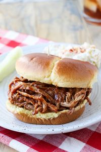 Slow Cooker BBQ Pulled Pork Tenderloin