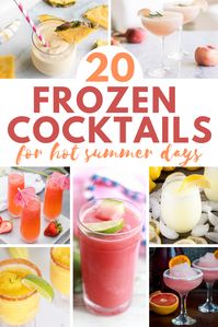 Summer is the perfect time to experiment with different frozen alcoholic slush recipes. Sip on a freshly made frosé, frozen daiquiri, or whichever alcoholic slushy takes you fancy. All you need is a blender, some glasses, ice, mixers and of course, the liquor of your choice for a fun-filled, stress-free summer evening.