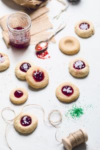 Vegan Thumbprint cookies