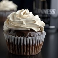 Guinness Cupcakes with Jameson Ganache and Baileys Frosting | 34 Ways To Eat Guinness On St. PatricksDay