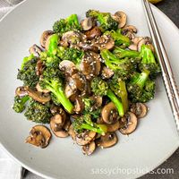 This simple broccoli and mushroom stir fry recipe combines tender broccoli, meaty mushrooms, and a savory sauce that will feel satisfying.