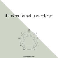 Mistyping Podcast on Instagram: ““It’s okay, I’m not a murderer.” 🤗 (from episode 2) I feel like this needs to go on a t-shirt or something. . Anyone else really into true…”