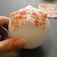 Crafter without a Cat: Quilted Ball Ornament Tutorial