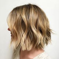 Choppy Bronde Bob