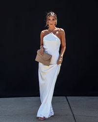 Shop women's dresses in the latest fashion trends & styles at affordable prices from wedding guest dresses to summer dresses. Enjoy 20% off your first order! FEATURED: Leave Me Breathless Satin Halter Chain Maxi Dress - White