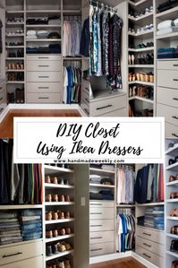 DIY Custom Closet - IKEA TARVA & IVAR HACK - Handmade Weekly