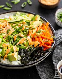 Spicy Tuna Roll Bowl - Dress Up Canned Tuna!