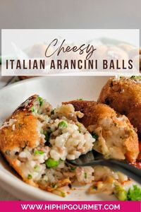 Indulge in these Cheese Stuffed Italian Rice Balls—crispy on the outside, gooey and cheesy on the inside. Perfect as an appetizer or snack, they’re a delicious bite of Italy you can easily make at home!