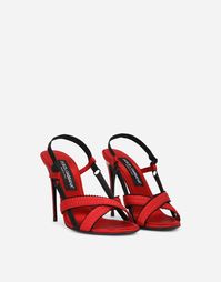 Find DOLCE & GABBANA Corset-style Satin Sandals on Editorialist. Corset-style satin sandals: Satin upper 105-mm heel Satin insole with branded label Branded leather sole Made in Italy