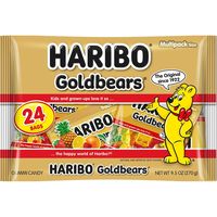 Haribo Goldbears Family Bag, Gummy Bears Candy Share Pack, 9.5oz - Walmart.com