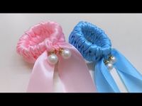 DIY Ribbon Crafts - How to Make Braided Scrunchies with Satin Ribbon #scrunchie #diy #craft - YouTube