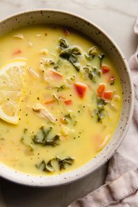 Greek Lemon Chicken Soup (grain free)