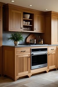 13 Stunning Natural Wood Kitchen Cabinet Ideas That Will Transform Your Space – HomelyTip