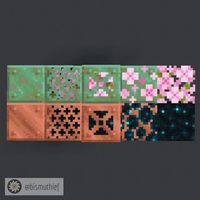 The new copper blocks allow for some AMAZING gradients! Better yet, they let you transition from any color directly into any copper color, so gradients to brown, orange, gray, green, blue etc. just got a lot easier! by bismuthief