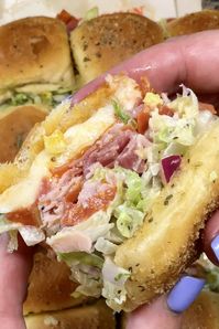 Chopped Italian Sliders - What's Mom Cookin'