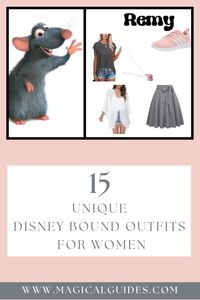 Find this casual and cute Remy Disney Bound Outfit and 14 other Disney Bound Outfits for Women.