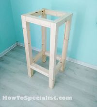 How to build a wood bar stool – HowToSpecialist – How to Build, Step by Step DIY Plans