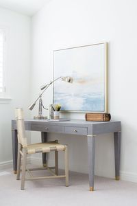 Small desk area in a bedroom - Soft traditional bedroom inspiration