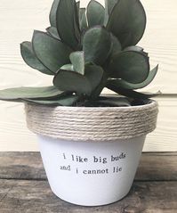 Hi there from Rub A Dub Shrub!! We think this would be an unbe-leaf-able present! ! Why not send this pot for a birthday? An anniversary? Mothers Day? or even for a House warming? Its cheaper than sending flowers and a whole lot of fun! We are a mother/daughter team from sunny Adelaide,