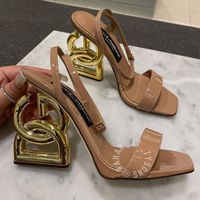 Personal Shopper on Instagram: “DOLCE&GABBANA 105mm Patent Iconic DG Heel Sandals $1195”