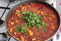 Low-Calorie, Almost Fat-Free Vegetable Chili Recipe