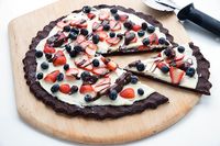 Keto Chocolate Cookie Pizza | All Day I Dream About Food