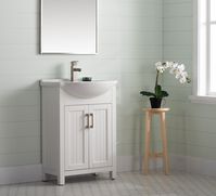 Wade Logan Boesch 24" W Single Bathroom Vanity Set & Reviews | Wayfair