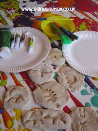 Make Salt Dough Dinosaur Fossils with your kids - so easy to do and really works well.