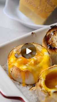 Danilo Cortellini on Instagram: "1 year and 35 millions views later I am reposting my most viewed video recipe ever - Stuffed onions with yolk, truffle and Grana Padano cheese sauce 😋
.
I hope you guys still like it , the full written recipe is on the link in my bio 🙏
.
#recipeshare #onion #viralvideos #chefslife #italianfood #recipeoftheday"