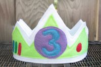 Inspired by Buzz Lightyear Birthday Felt Crown. $16.00, via Etsy.