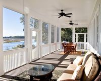 Arlington Forest Screen Porch - Transitional - Porch - DC Metro - by Atlas Moran Construction | Houzz