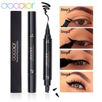 Just found this amazing item on AliExpress. Check it out! $3.58 | Docolor Black Liquid Eyeliner Stamp Marker Pencil Waterproof Stamp Double-ended Eye Liner Pen Cosmetic Eyeliner