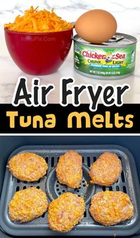 Air Fryer Tuna Melts (Easy Low Carb Recipe)